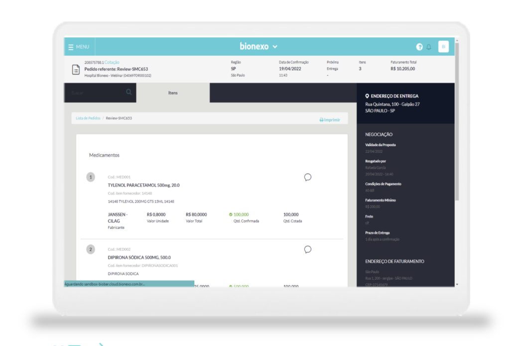 bionexo para fornecedores